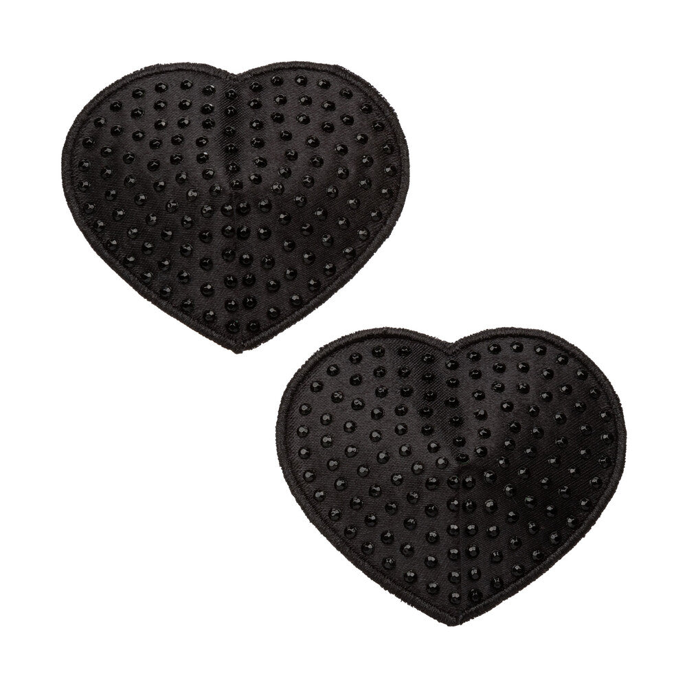 Glamourous Radiance Black Gem Heart Pasties