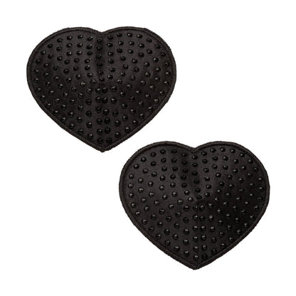 Glamourous Radiance Black Gem Heart Pasties