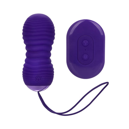 Slay Black Remote Control Ribbed Thrusting Bullet