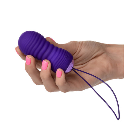 Slay Black Remote Control Ribbed Thrusting Bullet