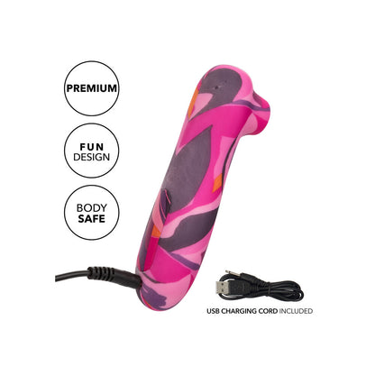 Naughty Bits Pink Suck Buddy Massager with 10 Speeds
