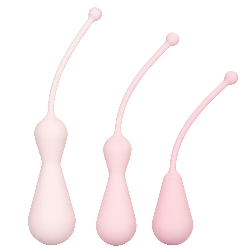 Inspire Pink Weighted Silicone Kegel Training Kit