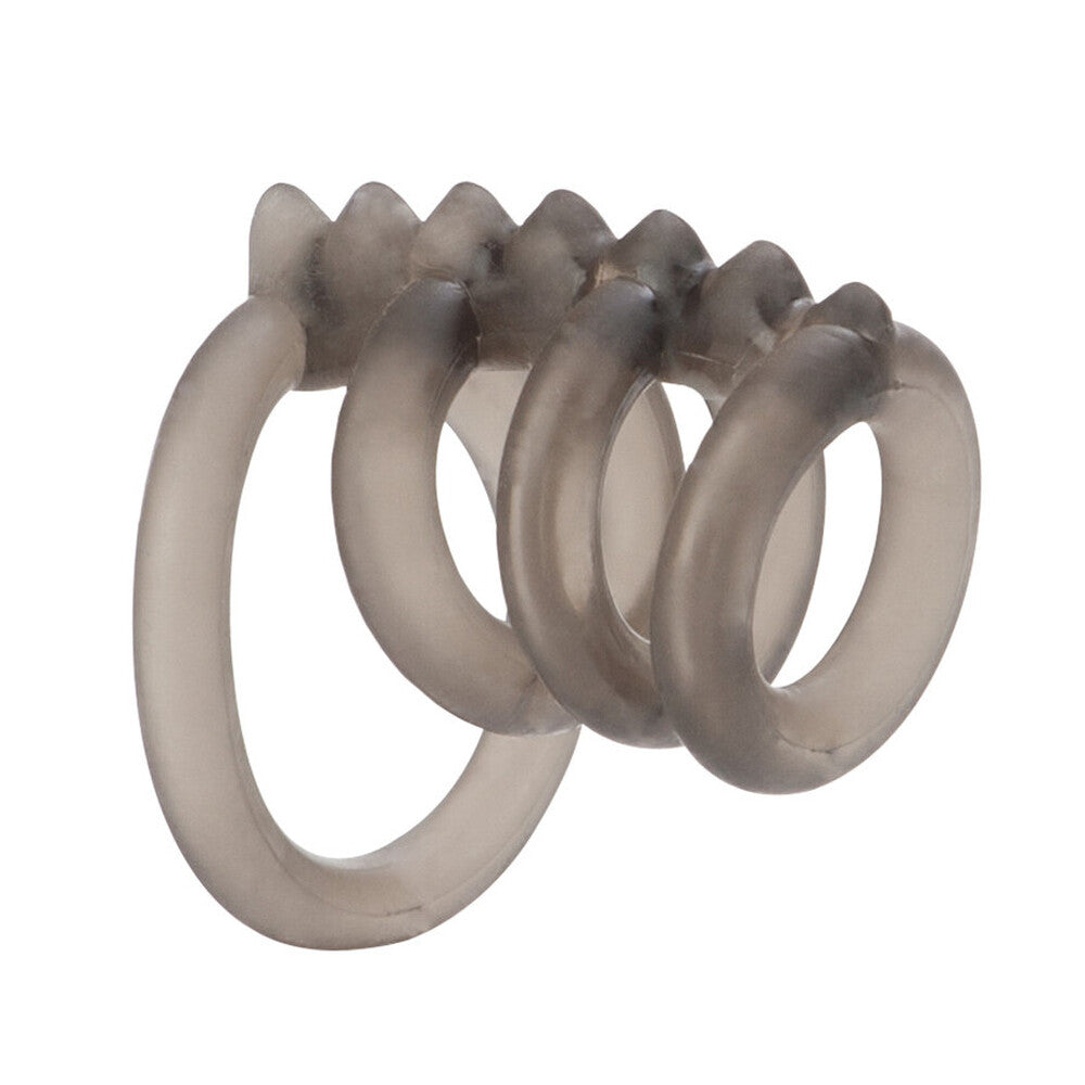 Dr. Joel Black Support Master Triple Smooth Cock Cage