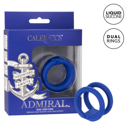California Exotic Admiral Dual Cock Cage and Packaging