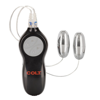 COLT Black Twin Turbo Dual Bullet Vibrators with 7 Functions
