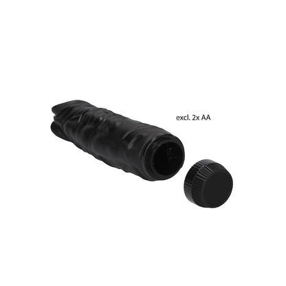 PleasureWave Black Realistic Vibrator Multi-Speed Vibrations