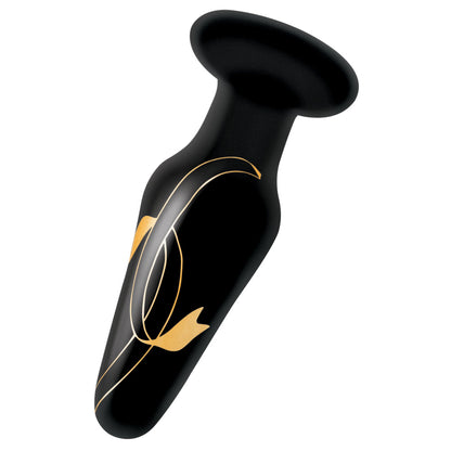 Secret Kisses Clear Glass 4 Inch Butt Plug for Beginners