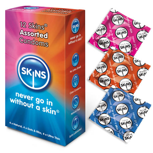 Skins Assorted Latex-Free Condoms 12 Pack