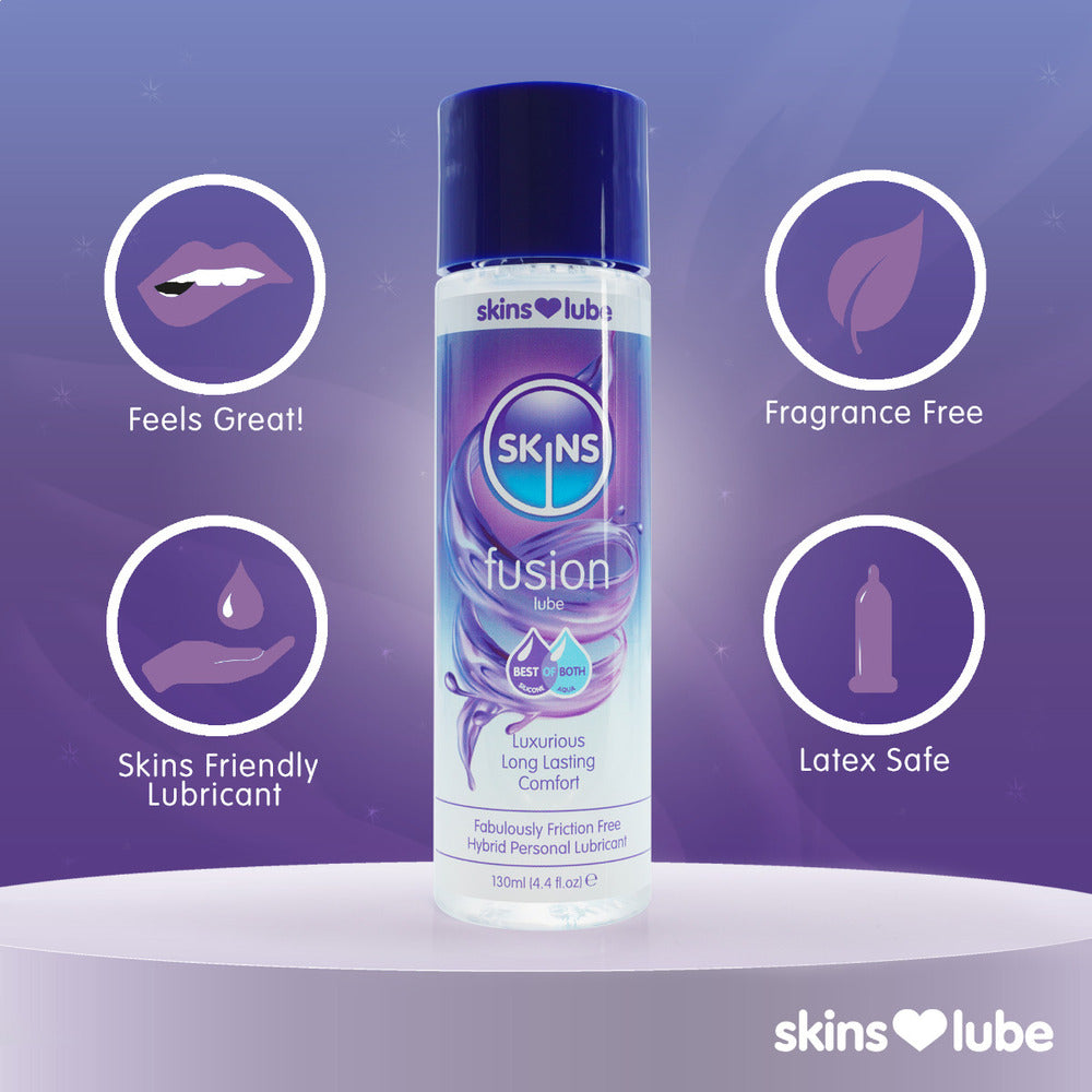 Skins Fusion Hybrid Silicone and Water-Based Lubricant 130ml