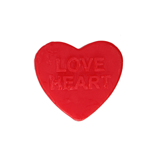 Rose Elegance Red Heart Shaped Scented Soap Bar