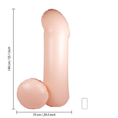 Party Pleasures Pink Inflatable 55 Inch Fun Penis