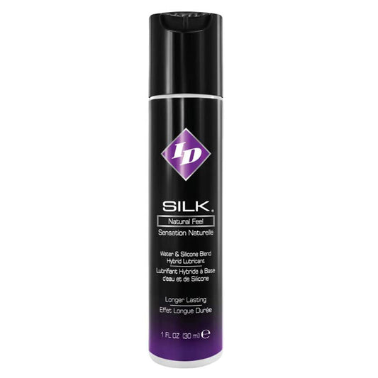 ID Lube Clear Silk Natural Feel Water-Based Lubricant 1fl oz