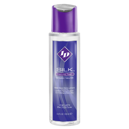 ID Silk Clear Water-Based Lubricant 4.4oz Natural Feel