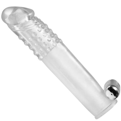Size Matters Clear Jelly Vibrating Penis Sleeve with Bullet