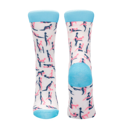 Sutra White Sexy Socks Unisex Cotton Flexible Fit Size 36-41