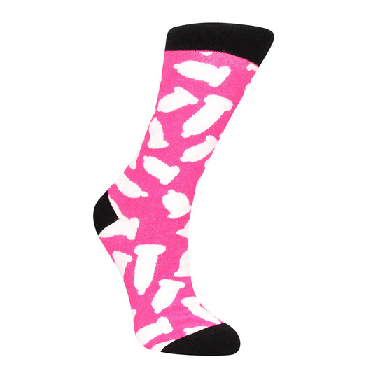 Playful Pink Sexy Socks for Comfort and Versatility 36 to 41