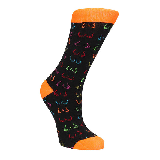 Shots Toys Black Sexy Socks Free The Titty Size 42 to 46