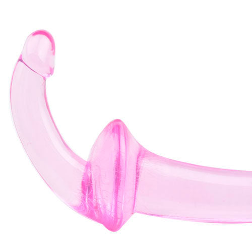 Pleasure Dynamics Pink Dual Head Strapless Dildo
