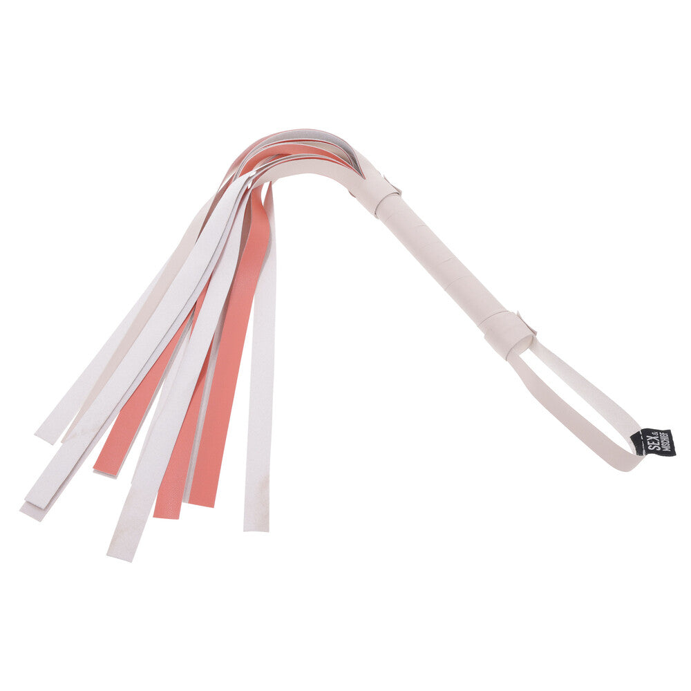 Sex and Mischief Pink Stripe Flogger 19.75 Inch Length