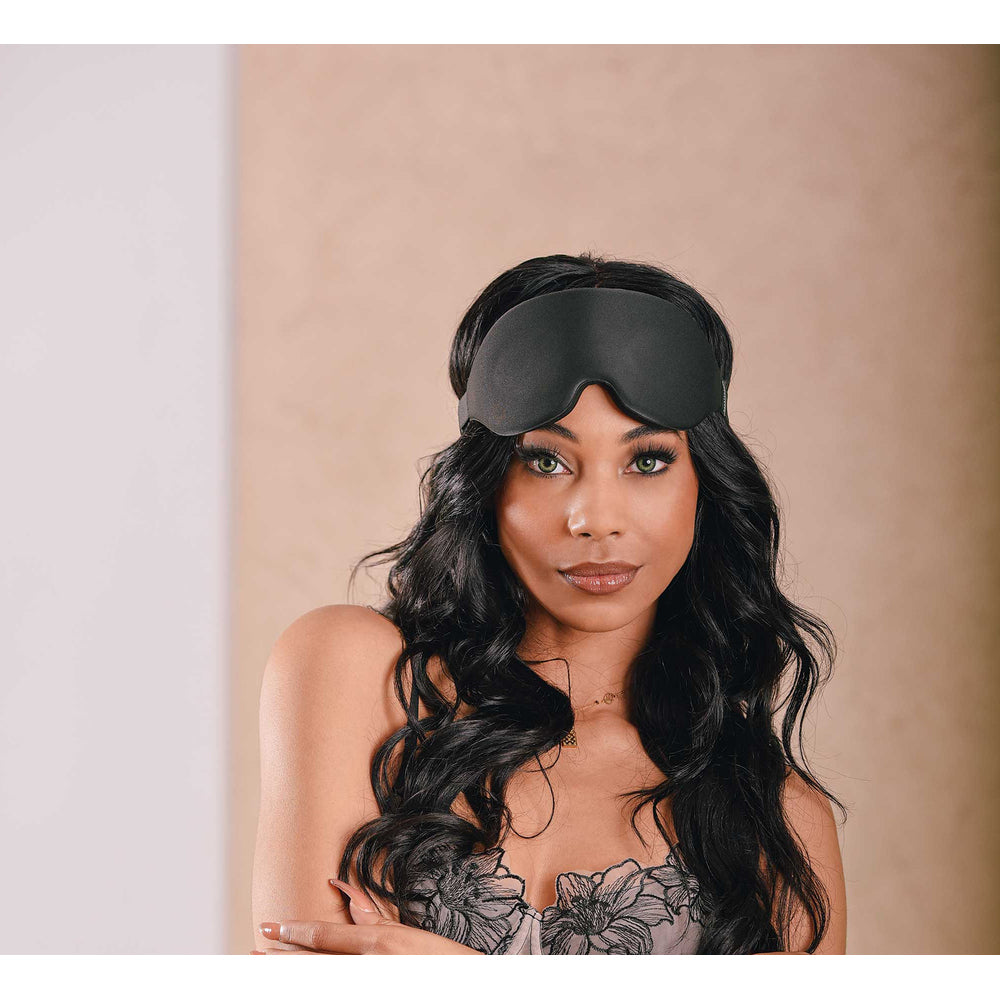Sportsheets Black Adjustable Memory Foam Blindfold