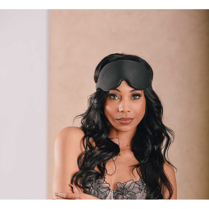 Sportsheets Black Adjustable Memory Foam Blindfold