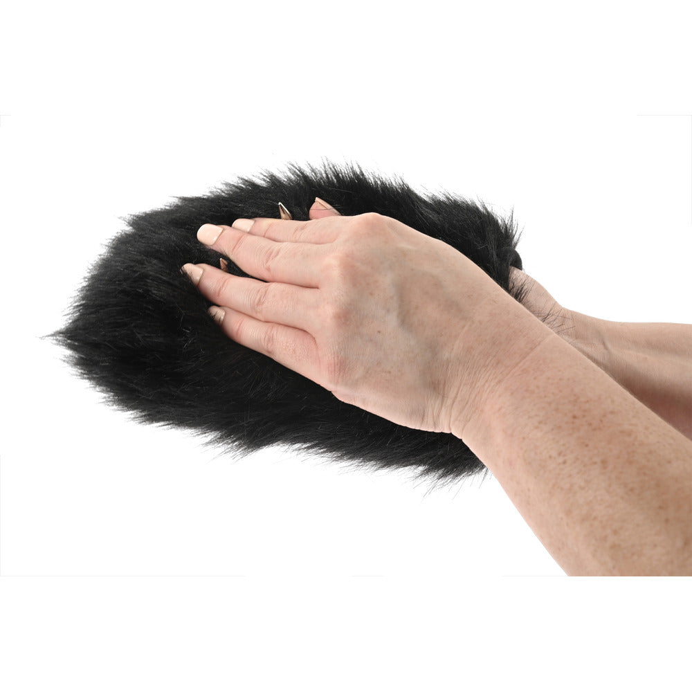Sportsheets Black Spiked Sensory Mitt for Unique Sensory Play