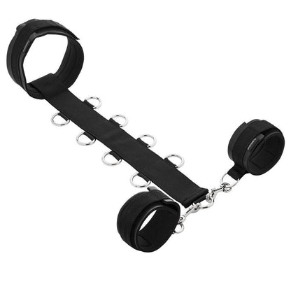 Sportsheets Black Neck and Wrist Restraints with Cuffs