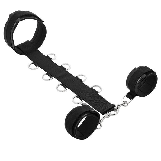 Sportsheets Black Neck and Wrist Restraints with Cuffs