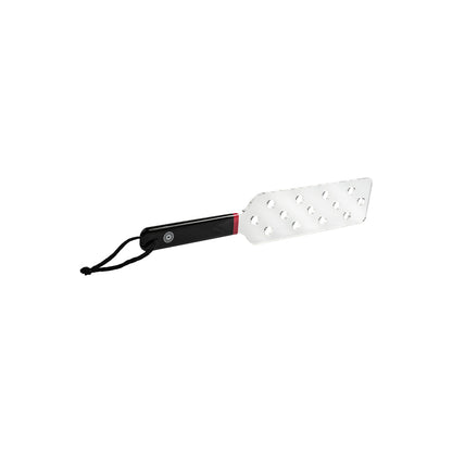 Saffron Clear Acrylic Spanker with Comfort Grip and Polka Dot Imprint