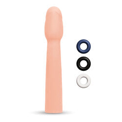 Size Up Realistic Penis Extender with Adjustable Fit and Cock Rings
