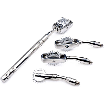 Sensation Seekers Silver Interchangeable 4 Pinwheels Set