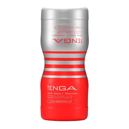 Tenga Clear Dual Sensation Cup Masturbator with Firm Sides