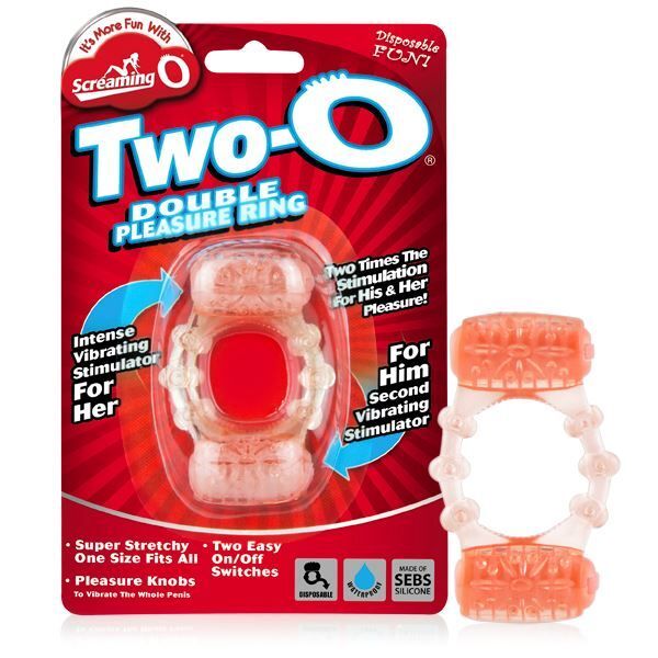Screaming O Black Dual Motor Vibrating Cock Ring