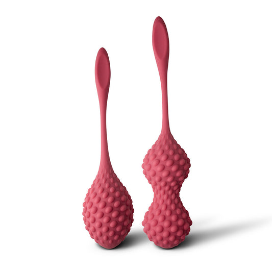 Rocks Off Peach Silicone Kegel Exercise Set