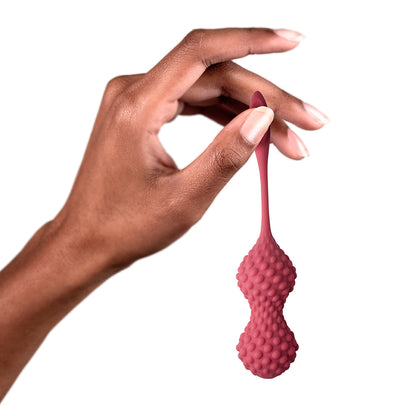 Rocks Off Peach Silicone Kegel Exercise Set