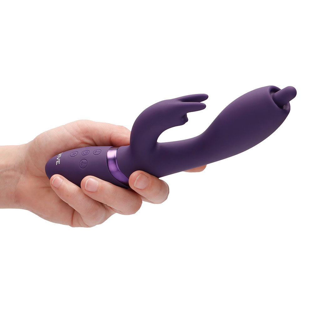 Vive Nilo Purple Rotating G Spot Rabbit Vibrator