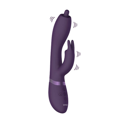 Vive Nilo Purple Rotating G Spot Rabbit Vibrator