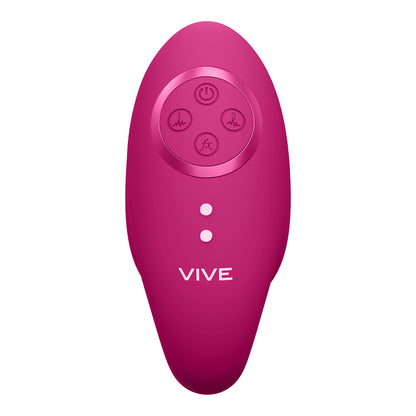 Vive Aika Pink Dual Stimulation Pulse Wave Vibrating Love Egg