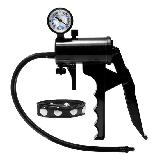 Size Matters Black Premium Vacuum Gauge Pump for Personal Enhancement