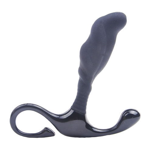 PleasurePro Black Prostate Massager Ergonomic Design Phthalate-Free