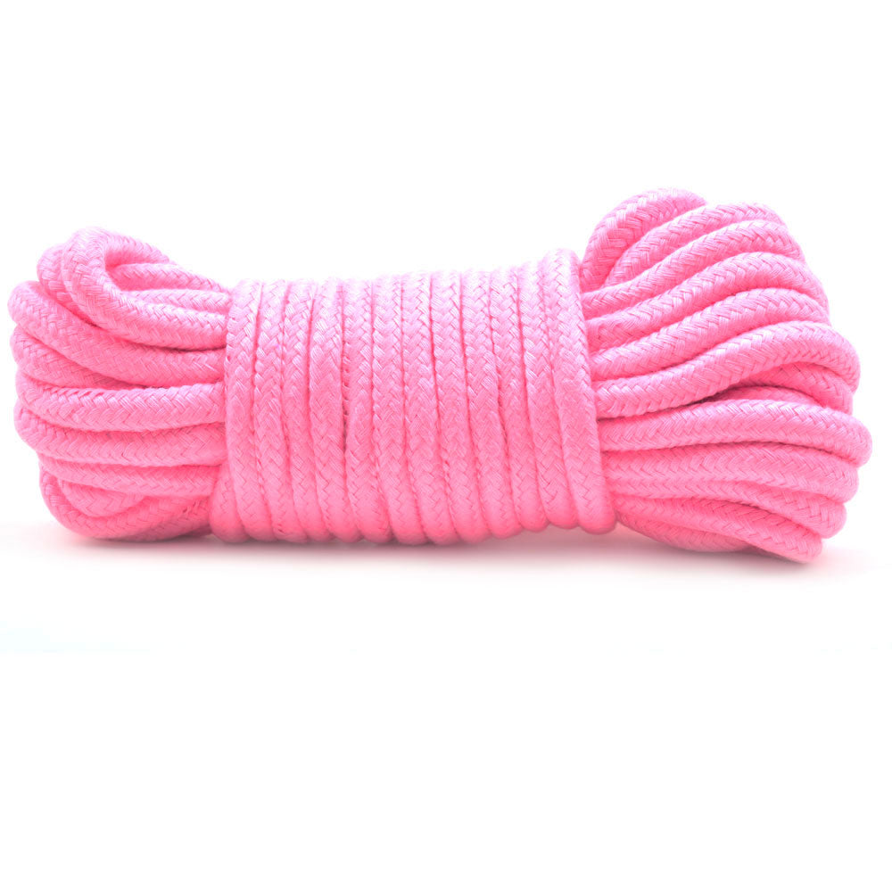 10 Meters Pink Cotton Bondage Rope