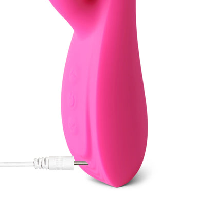 SensationLux Purple Silicone Rabbit Vibrator 10-Speed Waterproof