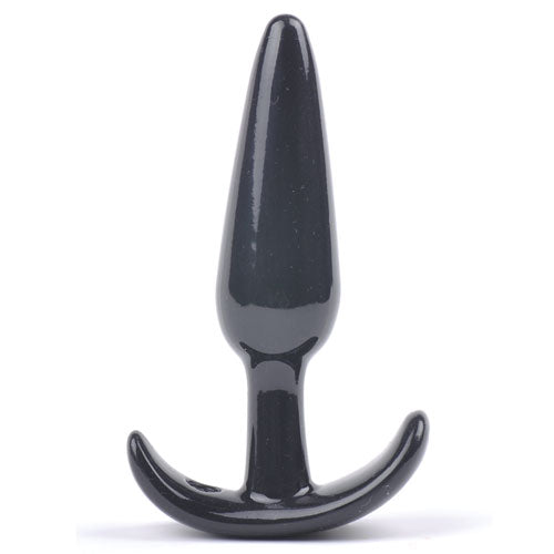 Beginner's Delight Black Tapered Anal Plug 4.7 Inches