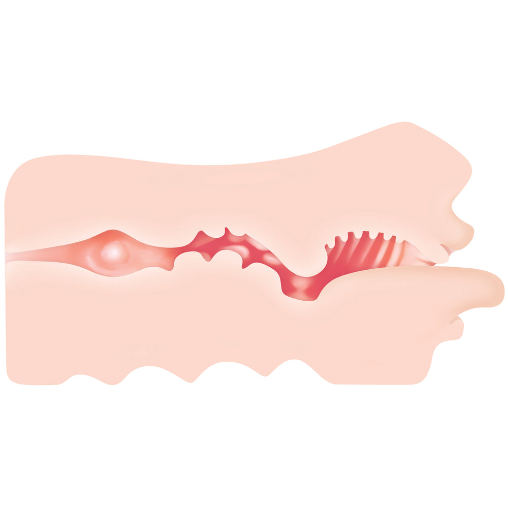 Zero Tolerance Flesh Pink Real Mouth Masturbator

