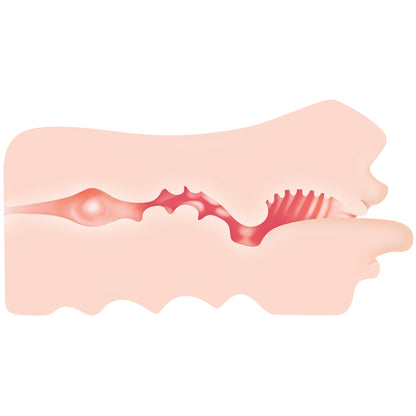 Zero Tolerance Flesh Pink Real Mouth Masturbator


