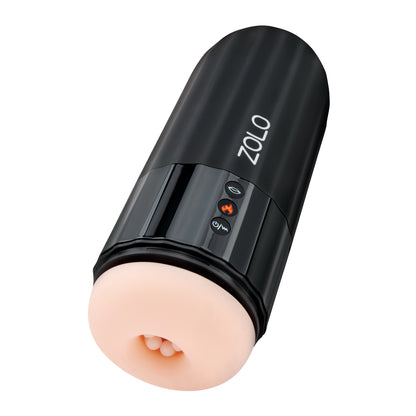 Zolo Black Jerkmaster Vibrating Warming Masturbator