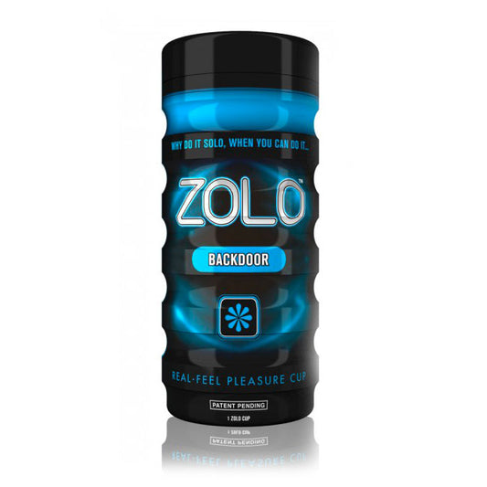 Zolo Flesh-Textured Back Door Masturbator Cup for Men