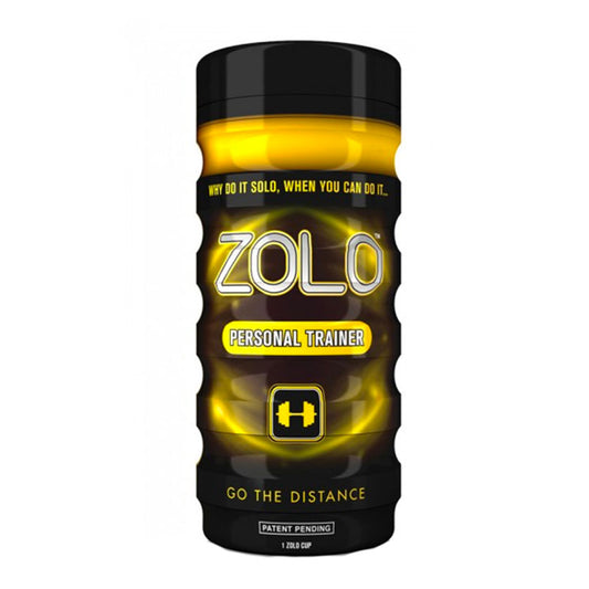 Zolo Black Personal Trainer Masturbator Cup with Suction