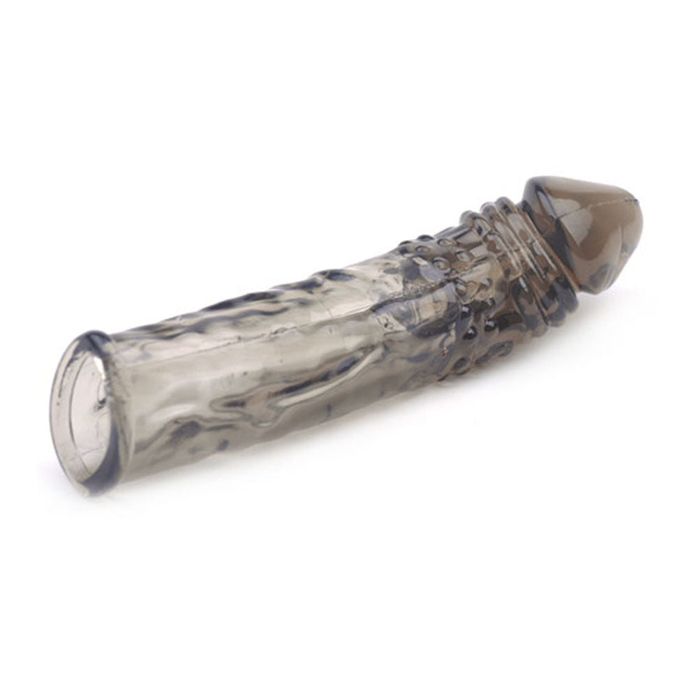 PleasurePlus Black Jelly Penis Sleeve Extends 3 Inches