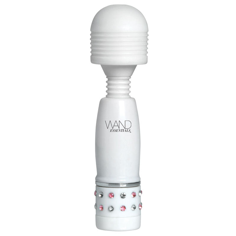 Wand Essentials Pink and White Charmed Petit Massage Wand